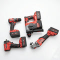 Pack 4 en 1 Sans Fil 128V (Boulonneuse, Perceuse, Meuleuse, Perforateur) - طقم أدوات احترافي