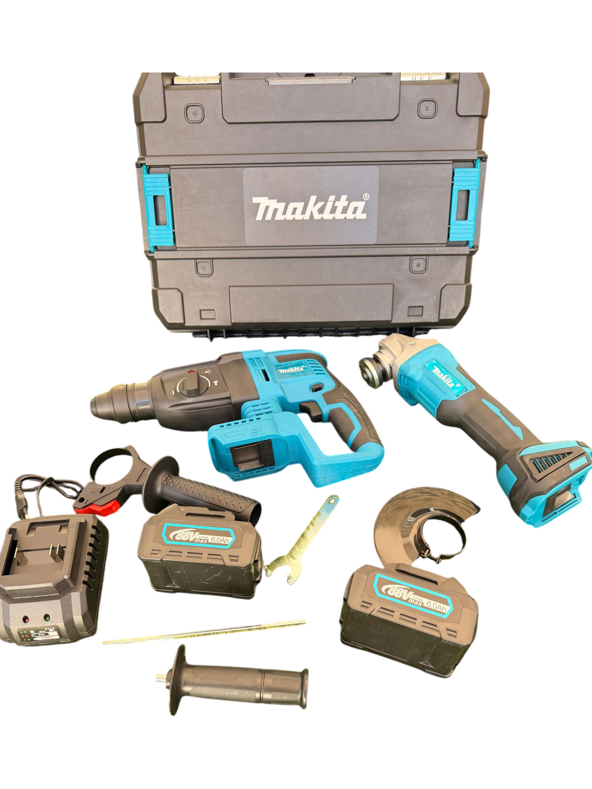 PACK MAKITA MEULEUSE+PERFORATEUR 98V