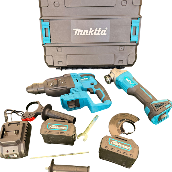 PACK MAKITA MEULEUSE+PERFORATEUR 98V